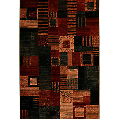 Royal Heritage Kazak Patchwork Rug Red Royal Heritage Kazak Patchwork Rug Red